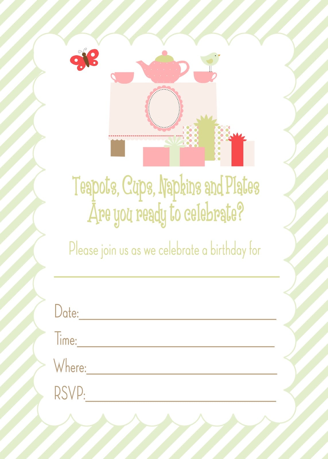 Generic Party Invitations