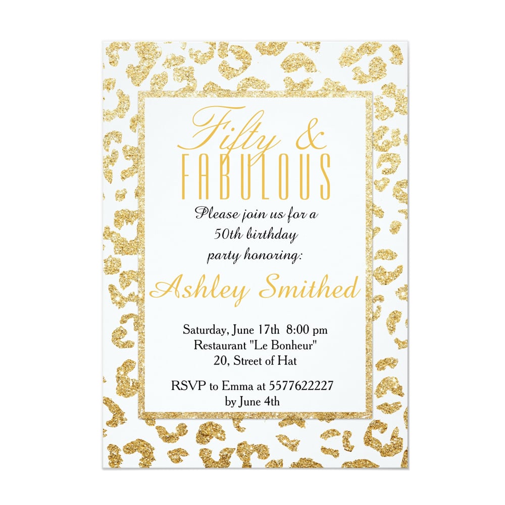 Girly Party Invitations