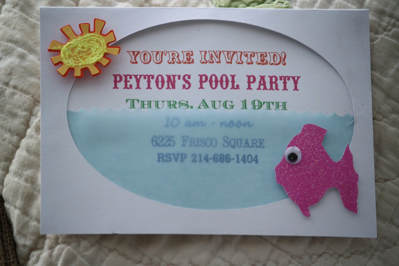 Handmade Party Invitation Ideas