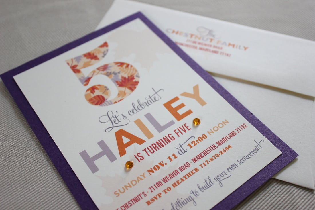 Handmade Party Invitations Gallery