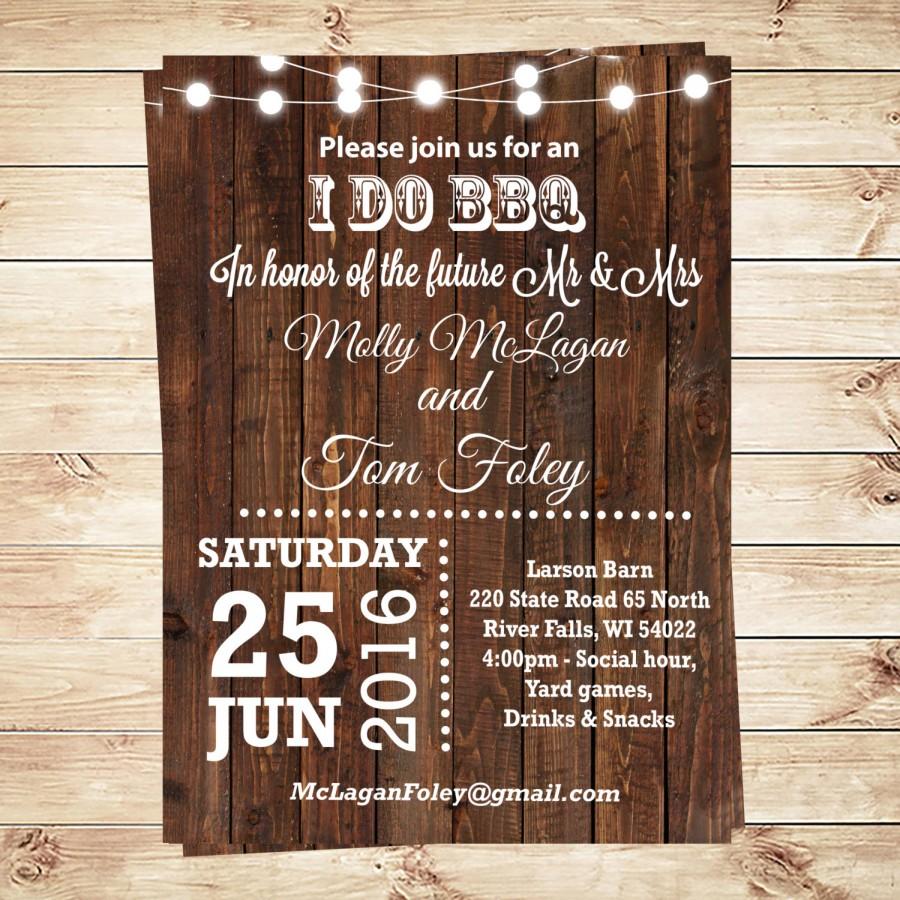 I Do Bbq Engagement Party, I Do Bbq Party, I Do Bbq Invitation, I
