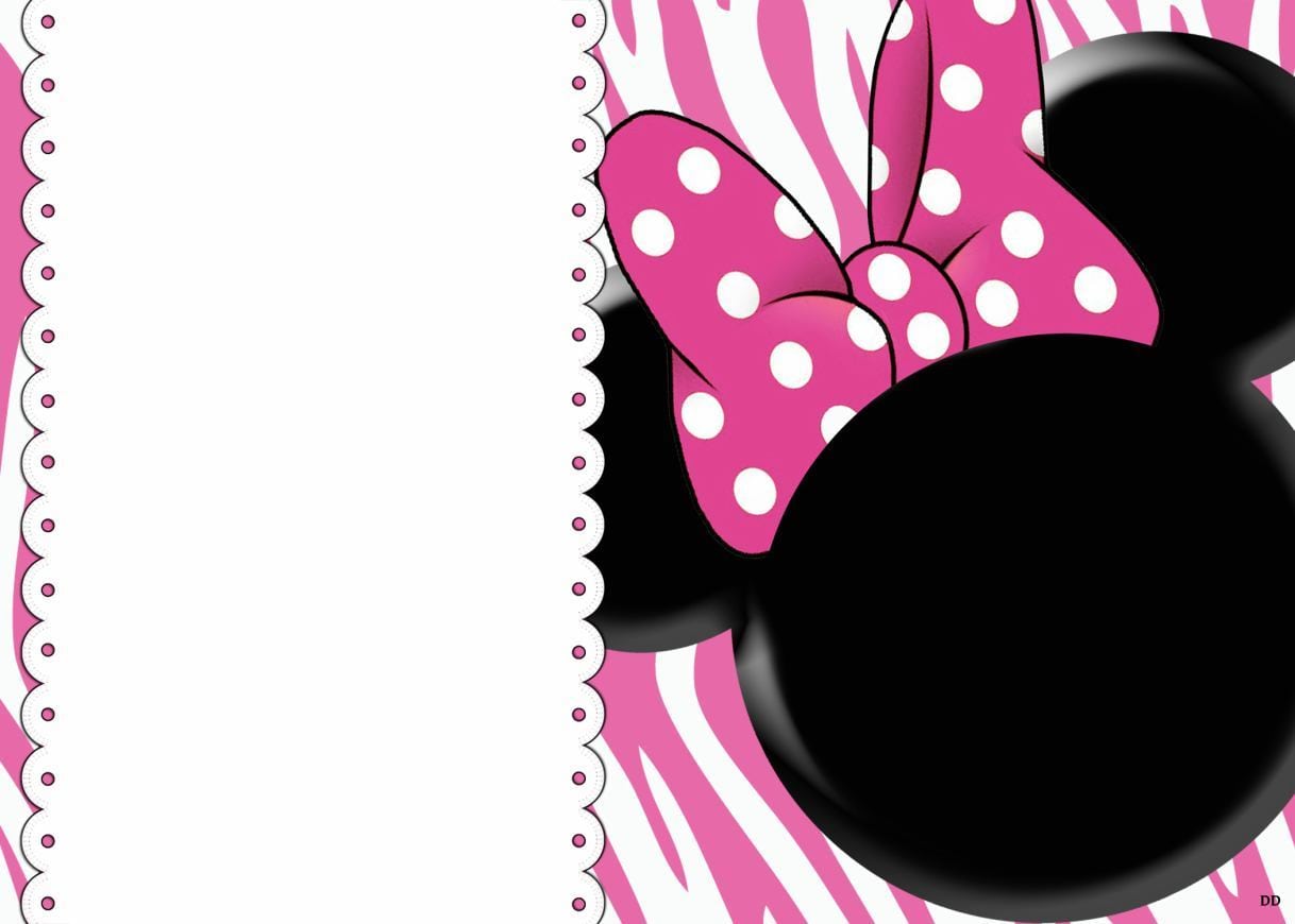 Minnie Mouse Baby Shower Invitations Templates Minnie Mouse Baby