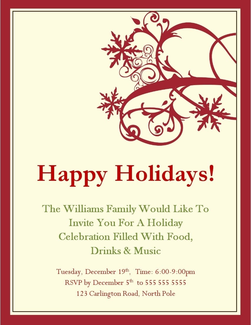 Office Party Invites