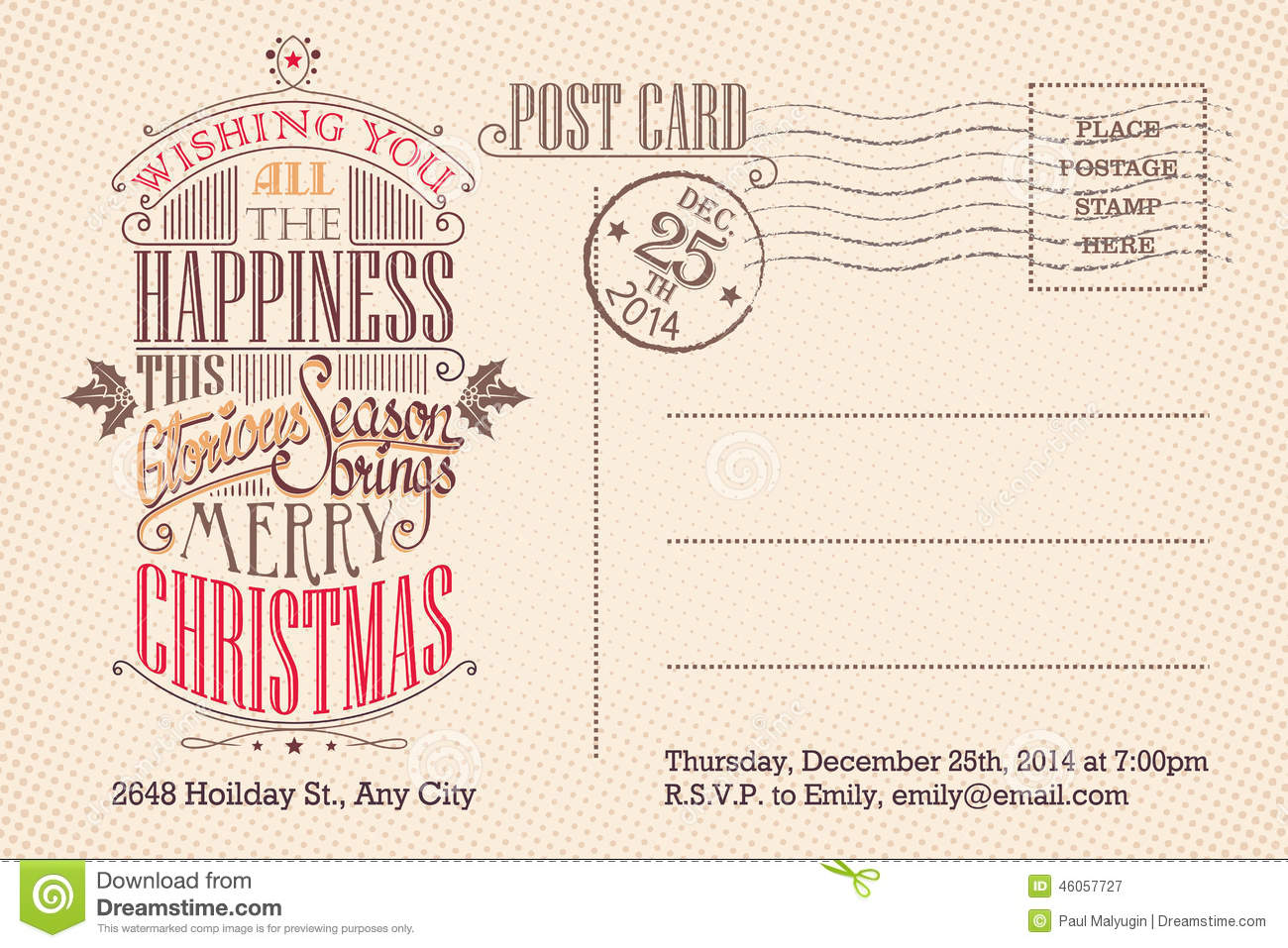 Party Invitation Postcards Choice Image