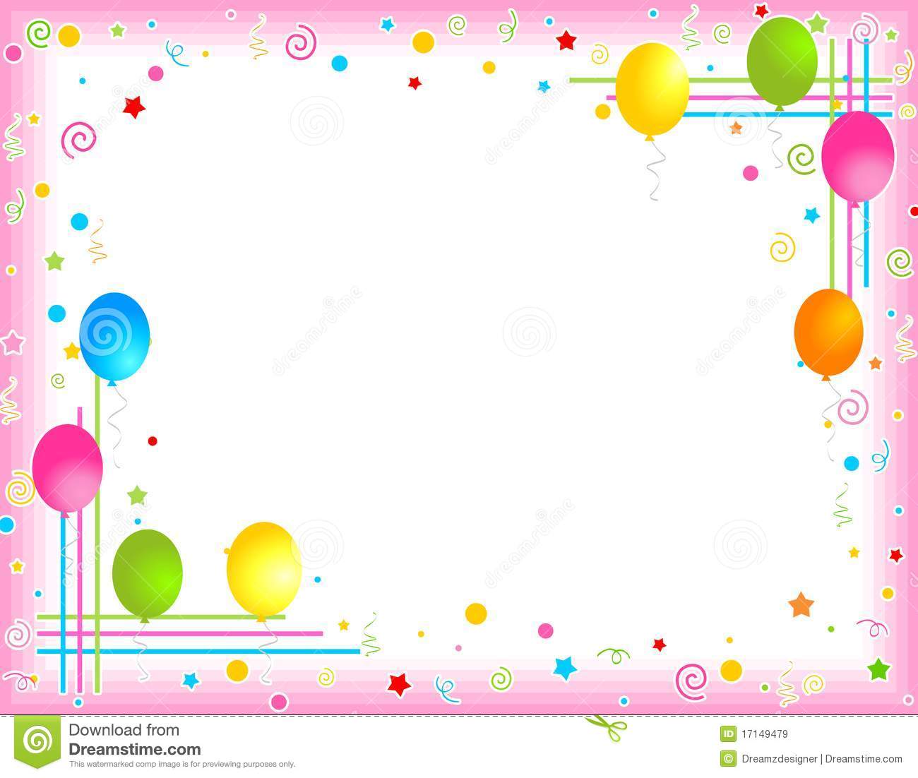 Party Invite Borders