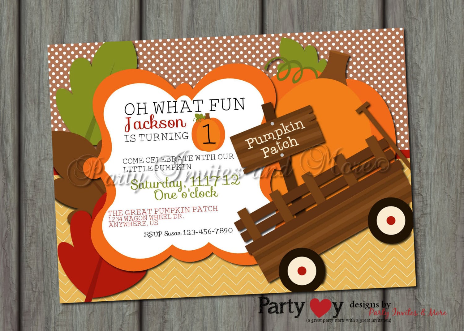 Pumpkin Birthday Invitation Pumpkin Patch By Partyinvitesandmore