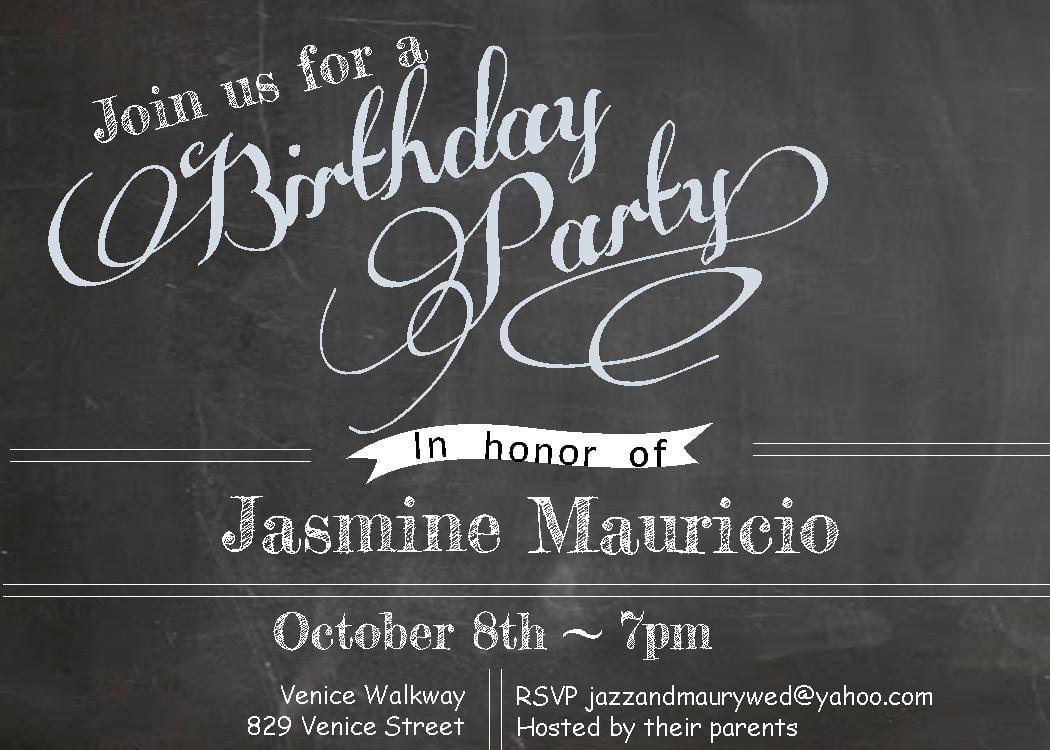 Sweet Sixteen 16 Party Invitation New Selections Winter 2018