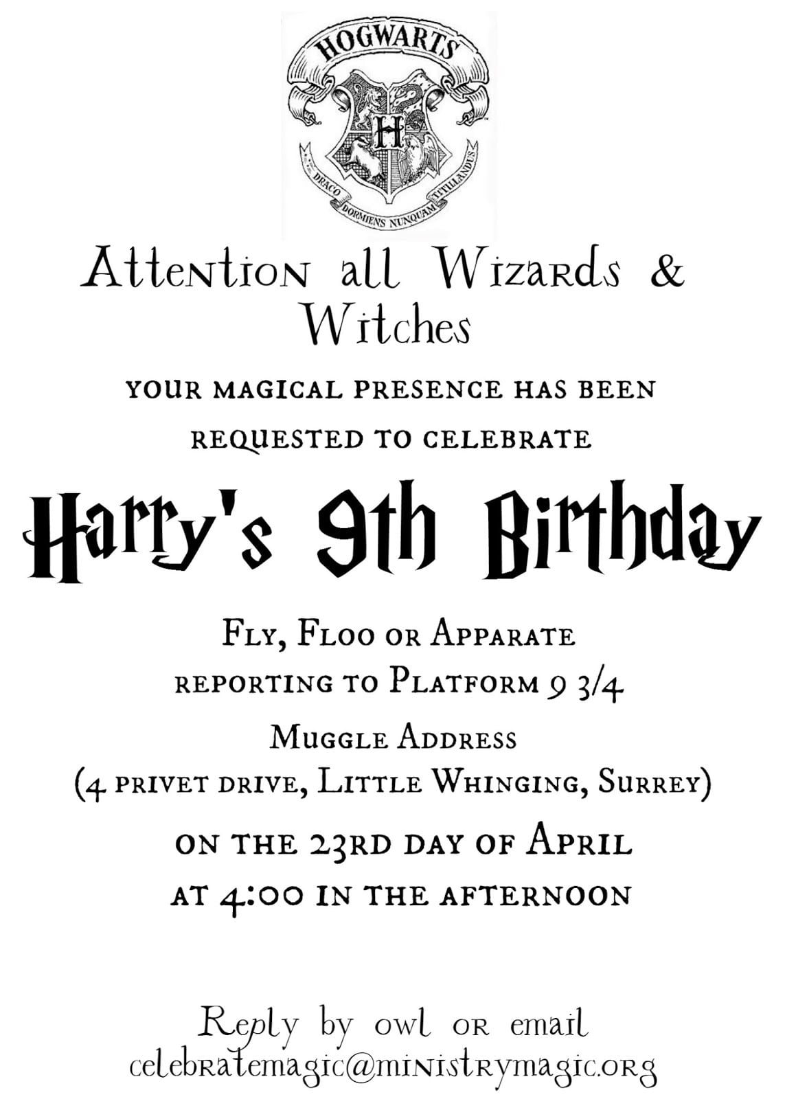 Tattered And Inked  Harry Potter Party Free Printables And Source
