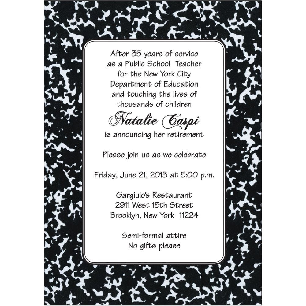 Tips Easy To Create Retirement Party Invitation Wording Printable