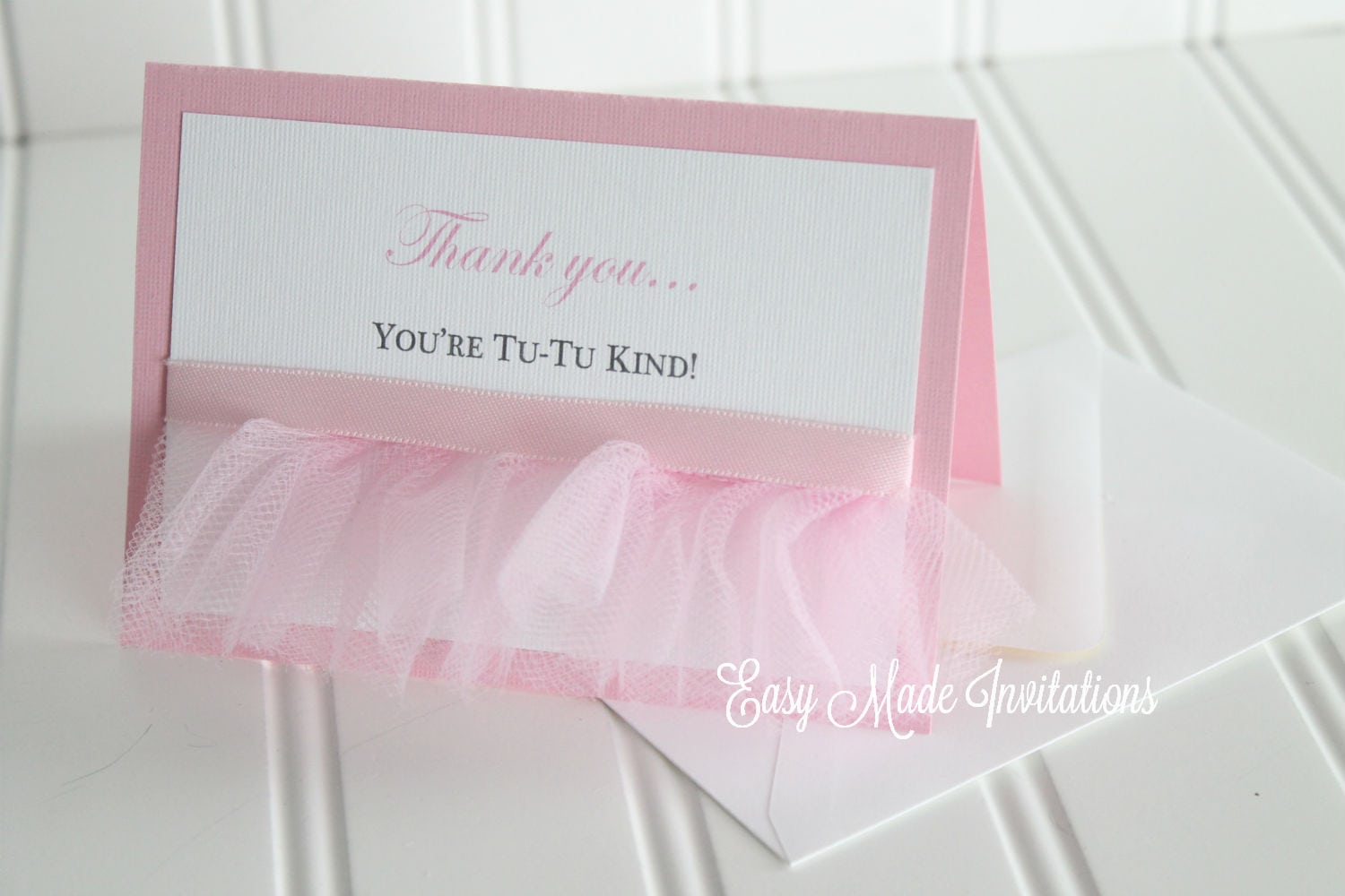 Tutu Party Invitations