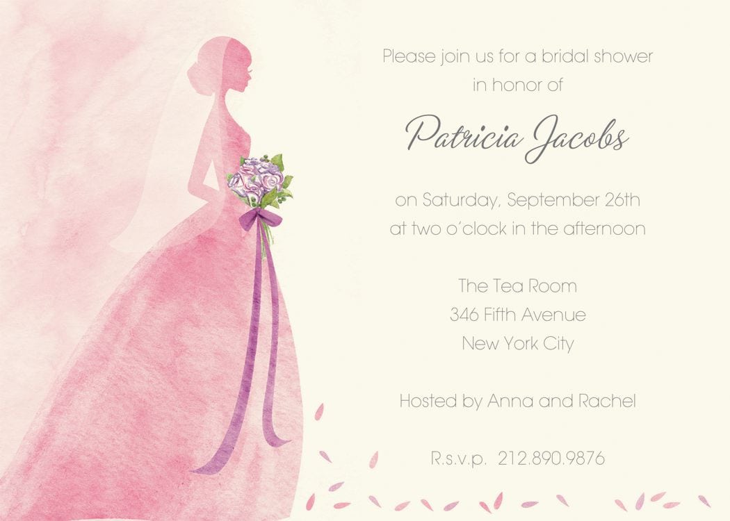 Wedding Shower Invitations   Wedding Shower Invitations Walmart