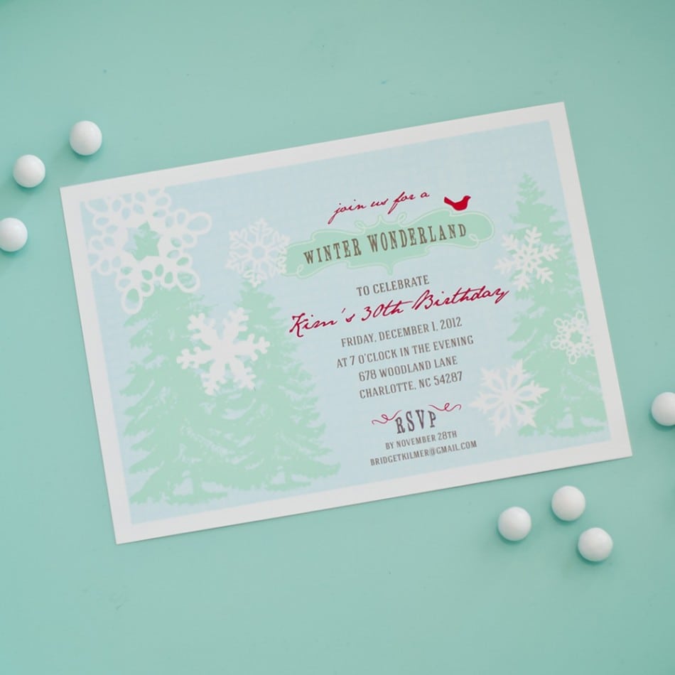 Winter Party Invitation