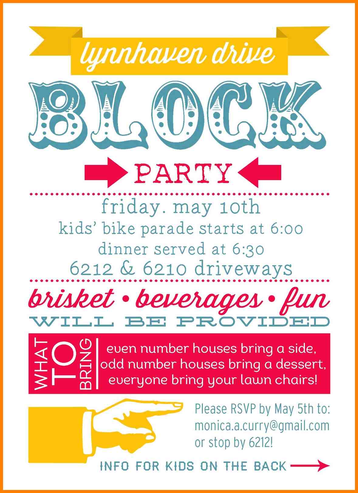 10+ Block Party Invitation Template
