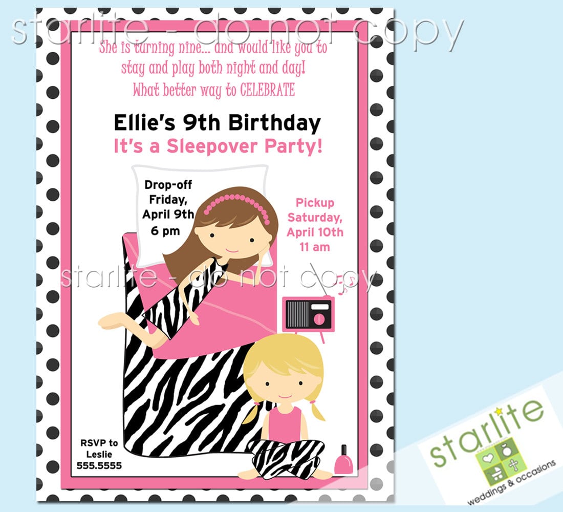 11th Birthday Party Invitation Wording