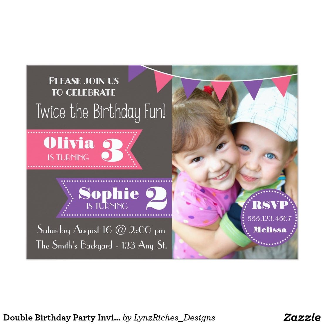 20 Joint Birthday Party Invitation Wording 6