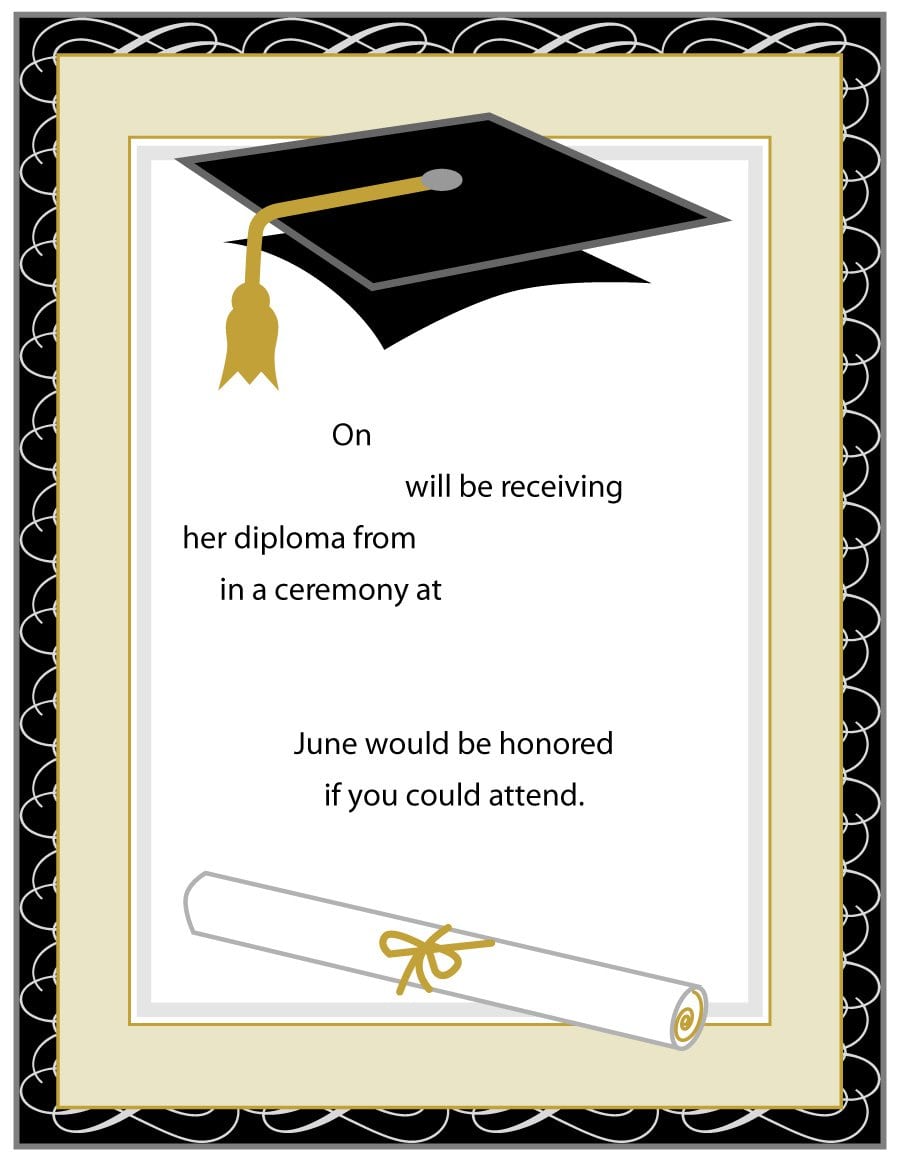 40+ Free Graduation Invitation Templates