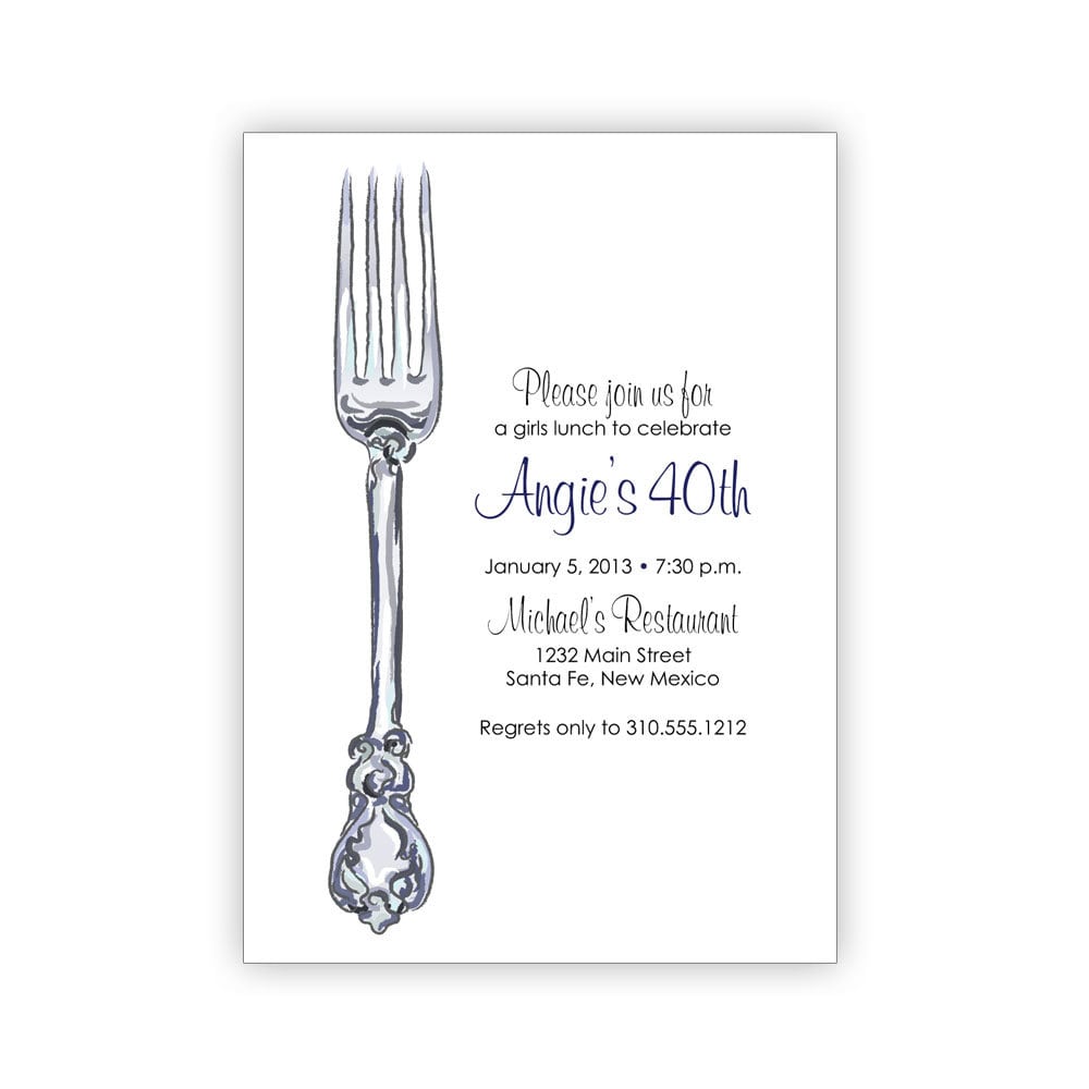 Birthday Dinner Party Invitation Card Design Idea   Emuroom