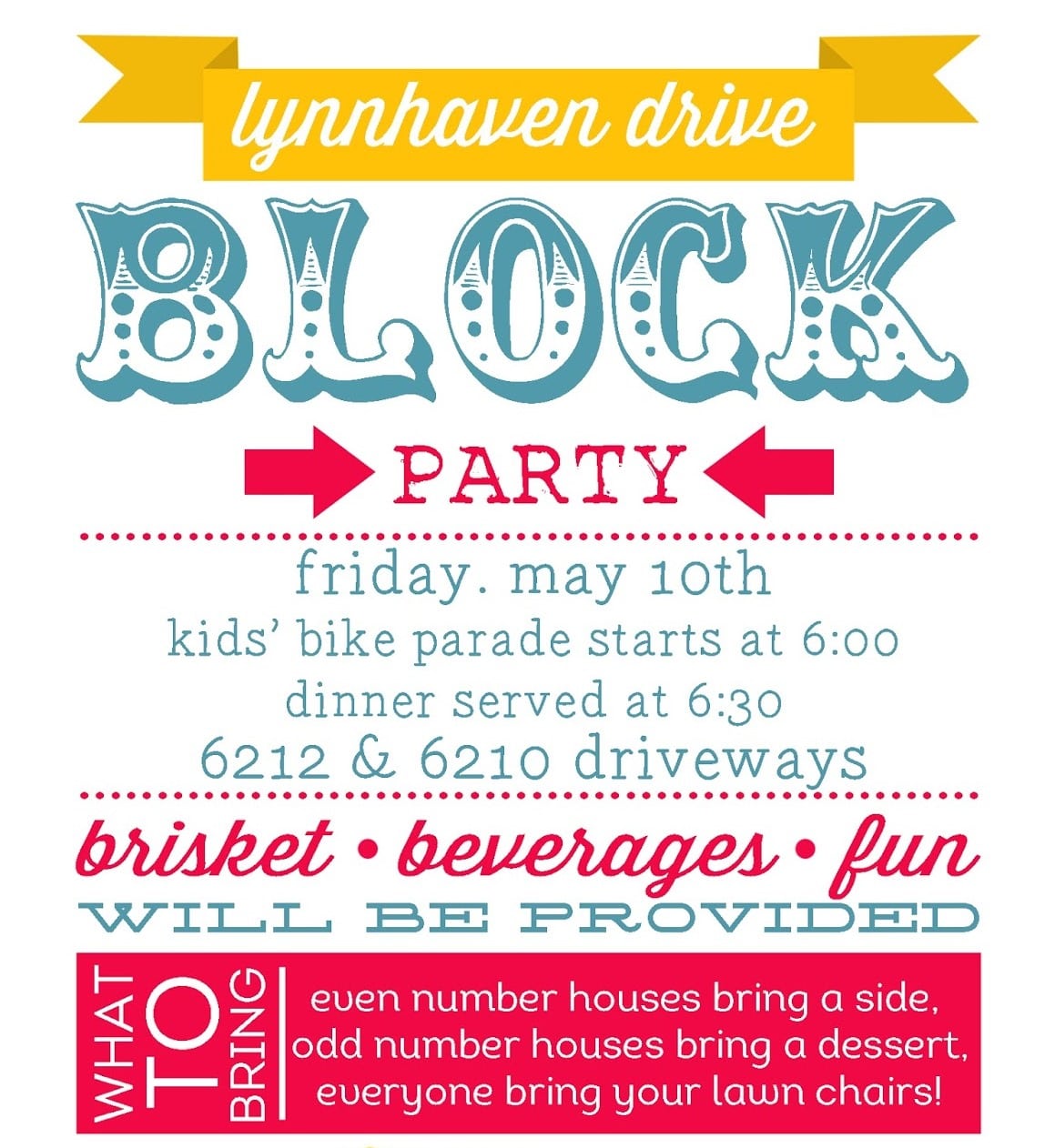 Block Party Invitation Block Party Invitation With Some Fantastic