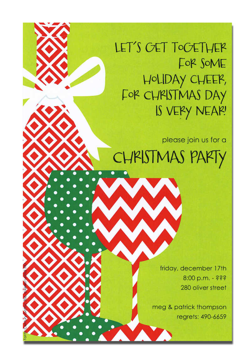 Christmas Open House Invitations