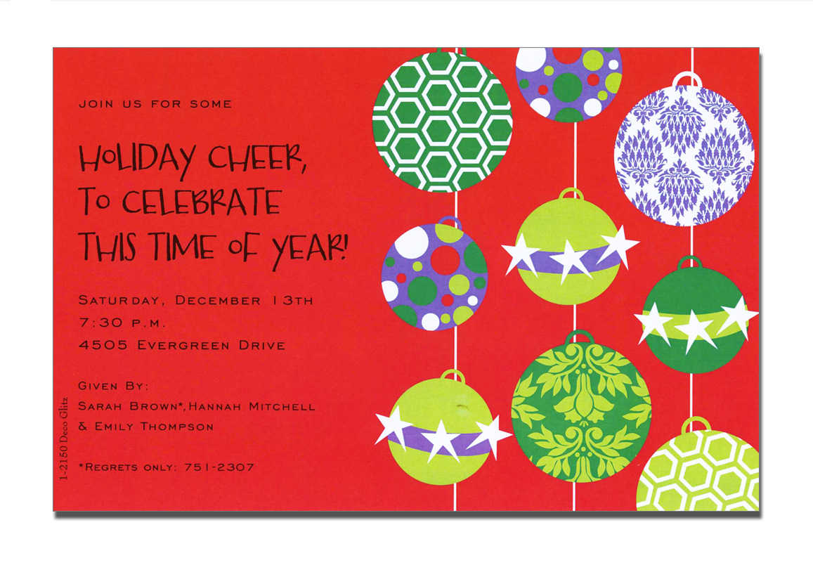 Christmas Party Invite Ideas