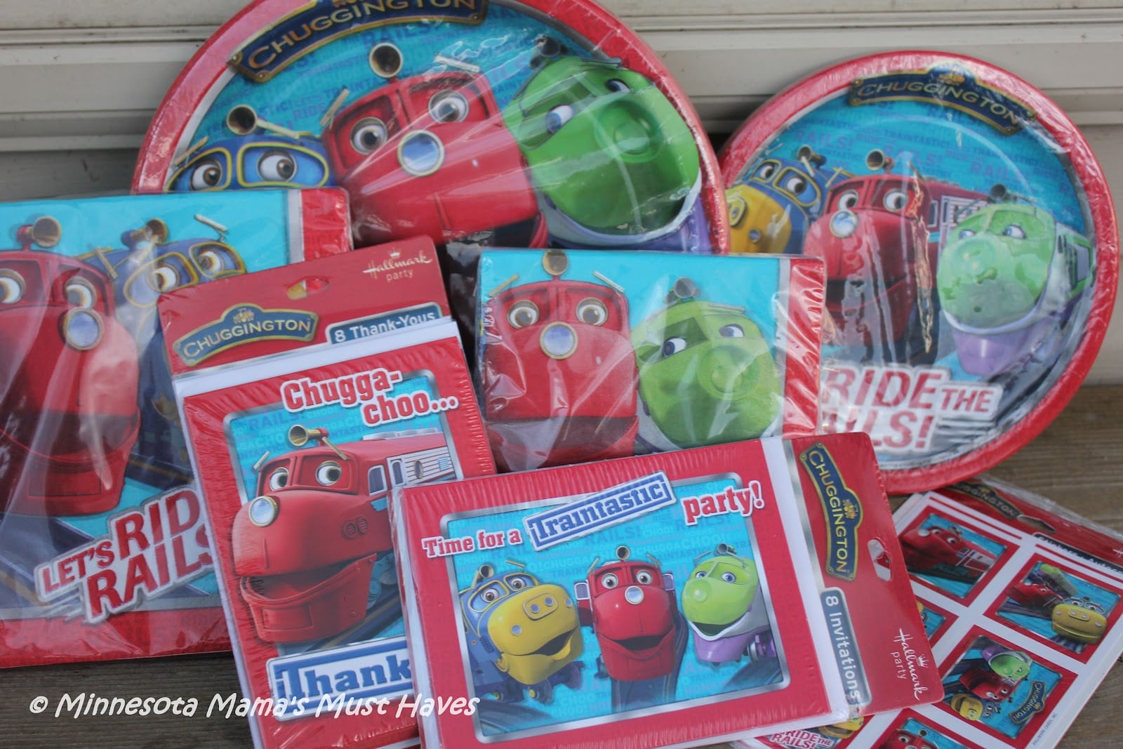 Chuggington Birthday Party Supplies! {hallmark Party Supply Review