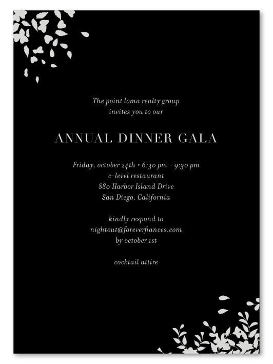 Corporate Party Invitations