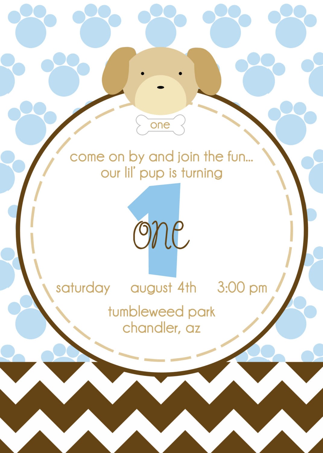 Dog Party Invitations