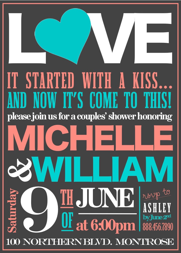 Engagement Party Invitation Templates