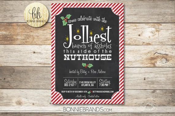 Holiday Party Invitation    Christmas Vacation Clark Griswold