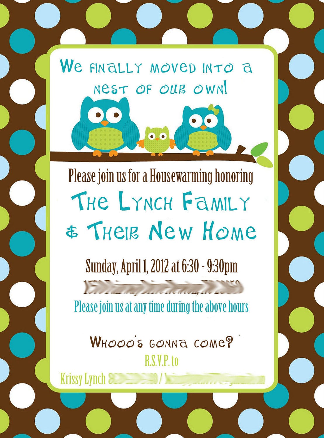 House Warming Party Invitation Template