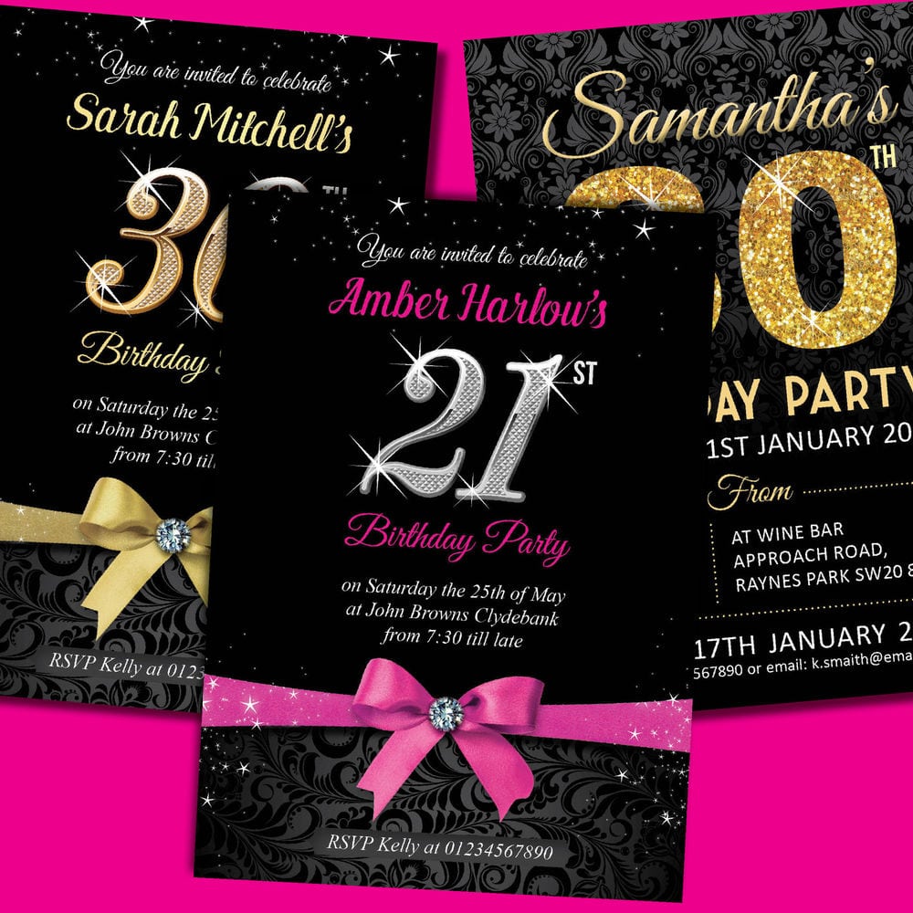 Invitation For 21st Birthday Party