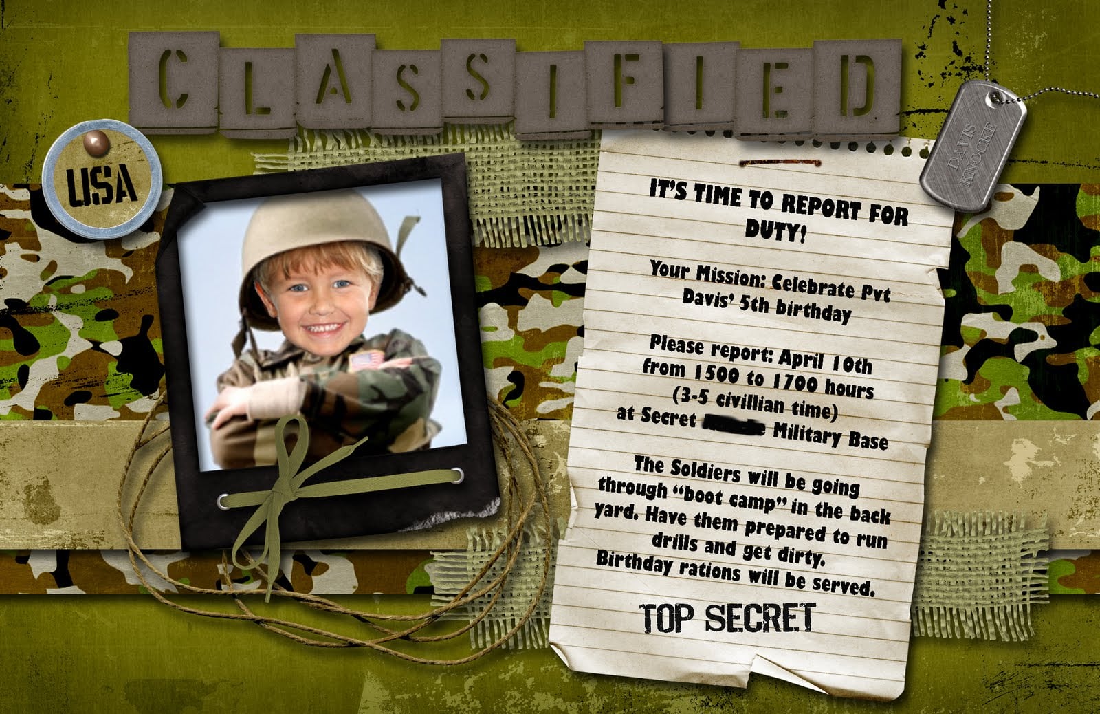 Kids Party Invitations