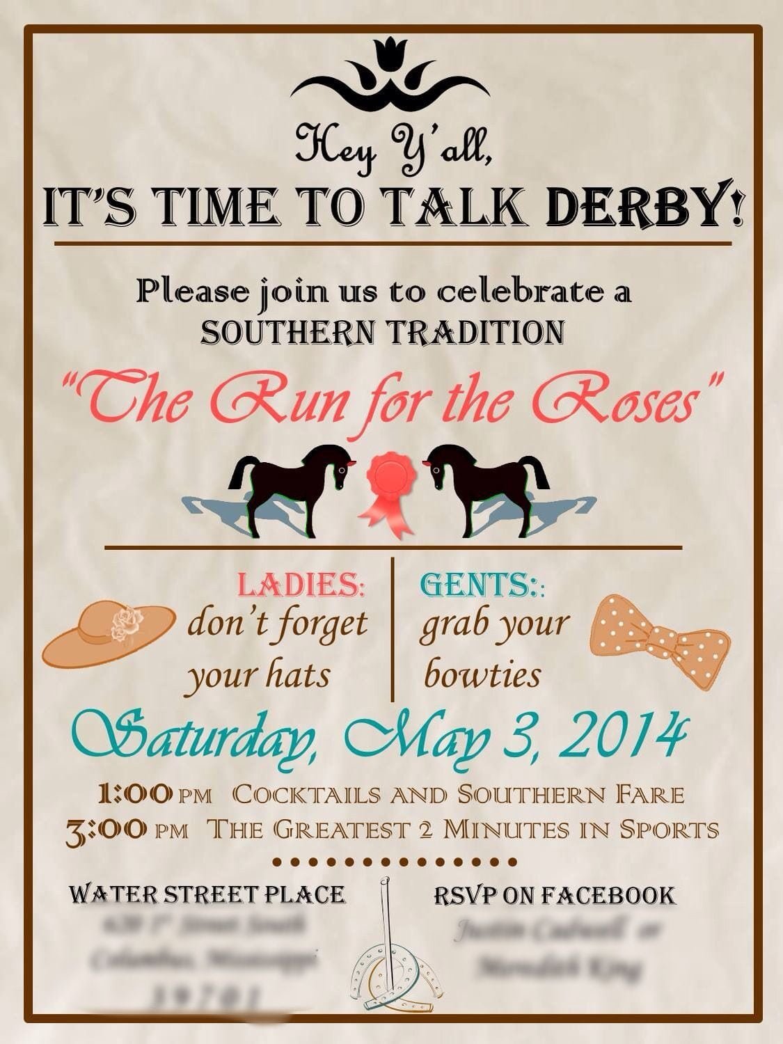 My Kentucky Derby Party Invitation!