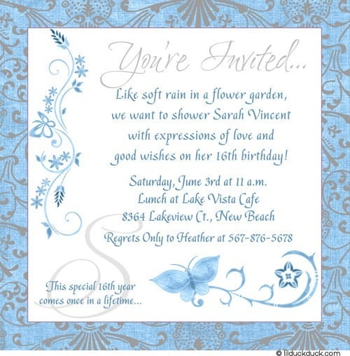 Original Free Invitation Birthday Party Card Especially Different