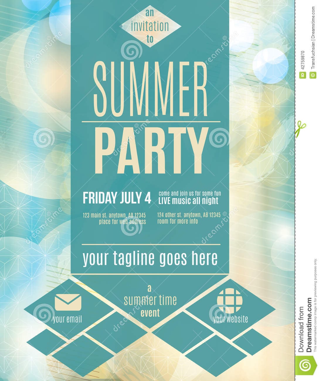 Party Invitation Flyer