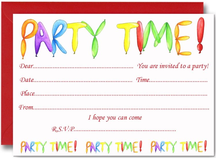 Party Invitation Ideas
