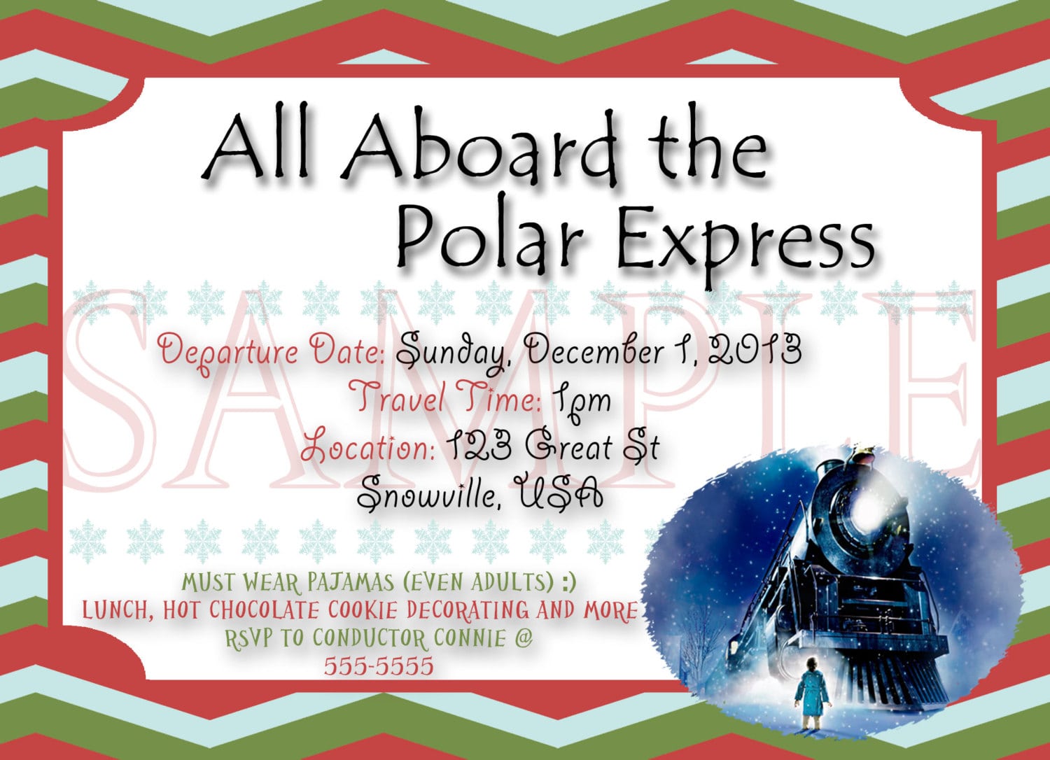 Polar Express Ticket Clipart (45+)
