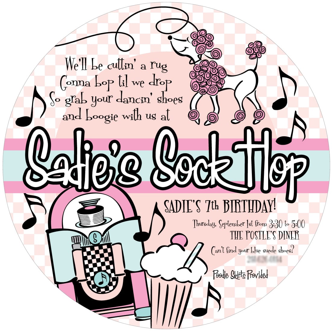 Rice Designs  Sadie's Sock Hop