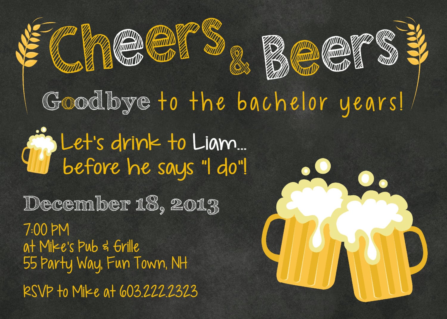 Bachelor Party Invite Bachelor Party Invite For Invitations Your