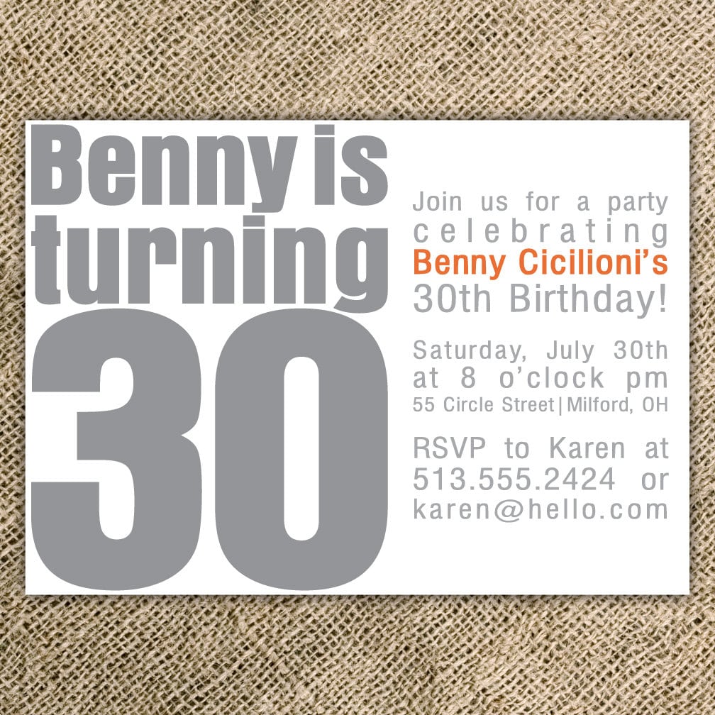 Birthday Invites Glamorous 30th Birthday Party Invitations Design