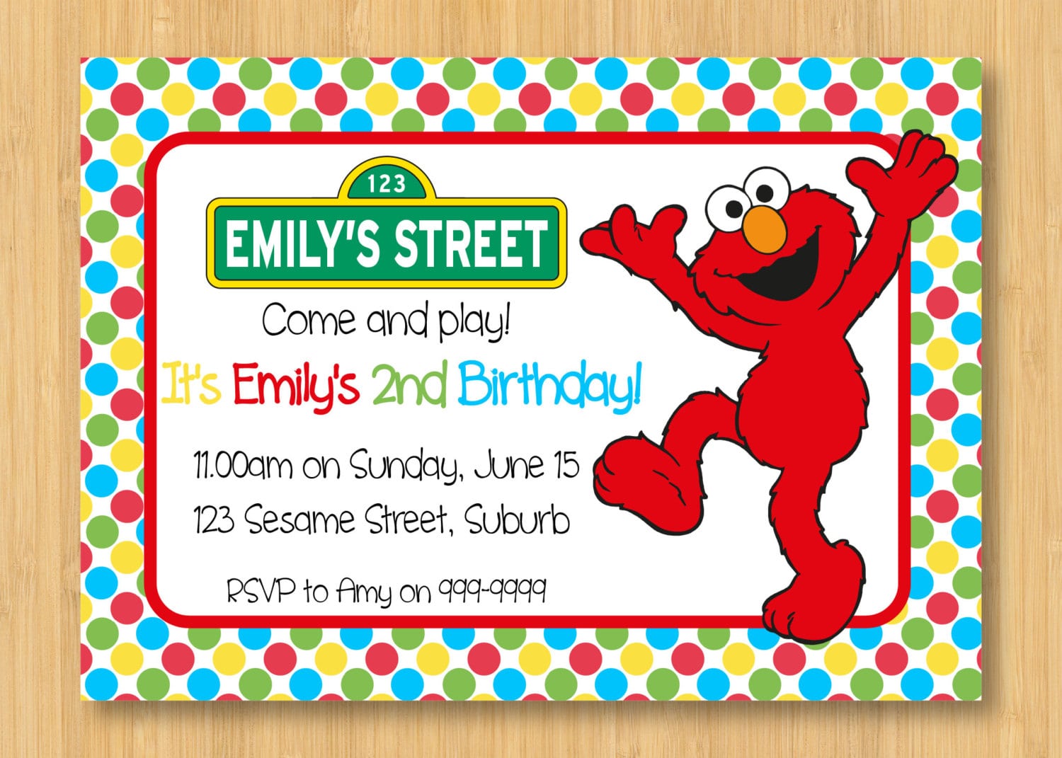 Elmo Party Invitations Elmo Party Invitations Including