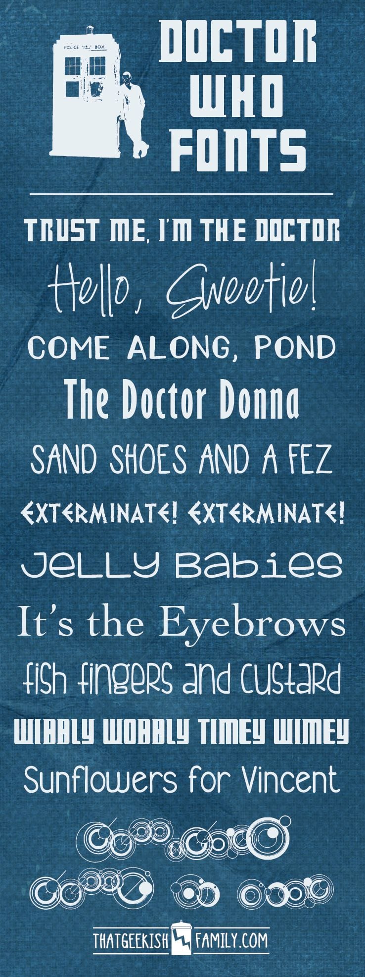 Free Doctor Who Fonts!