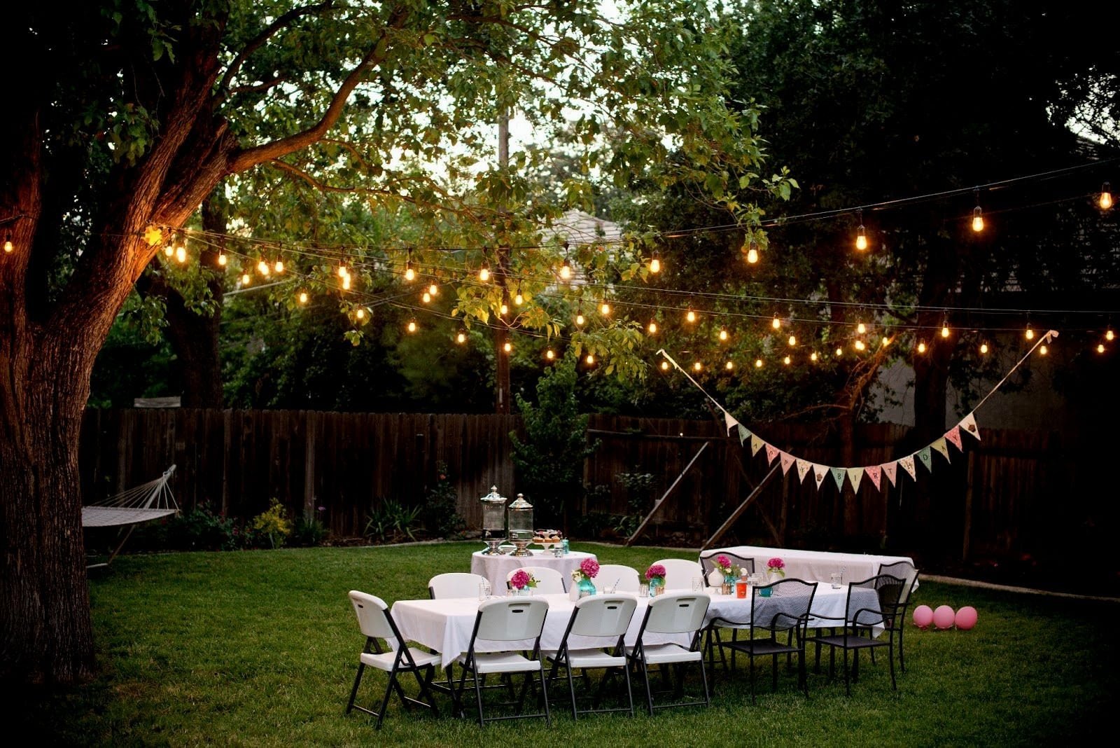 Ideas Of Backyard Birthday Party Decorating Images On Breathtaking