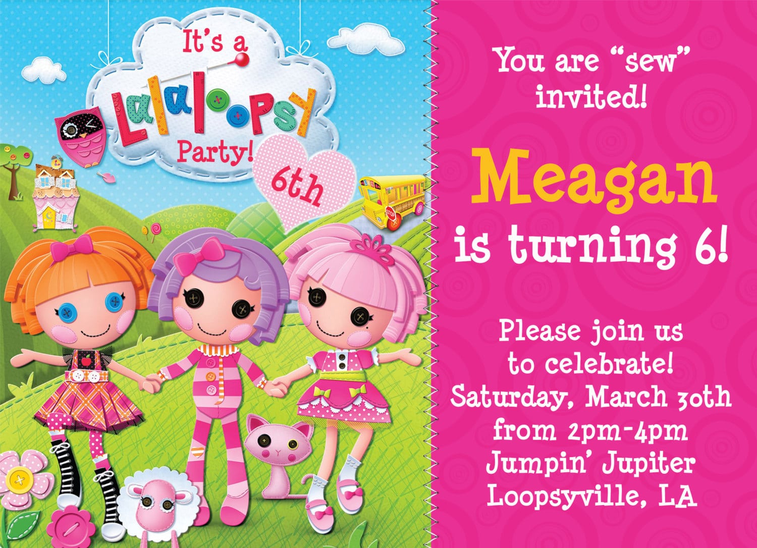 Lalaloopsy Invitation Templates Free