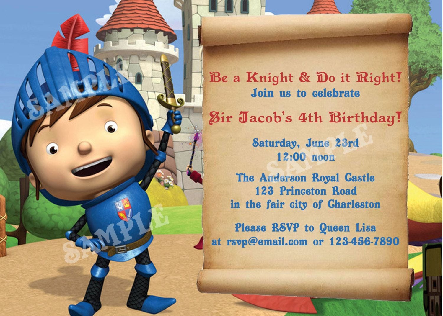 Mike The Knight Birthday