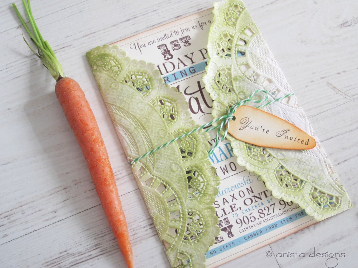 Peter Rabbit Invitation