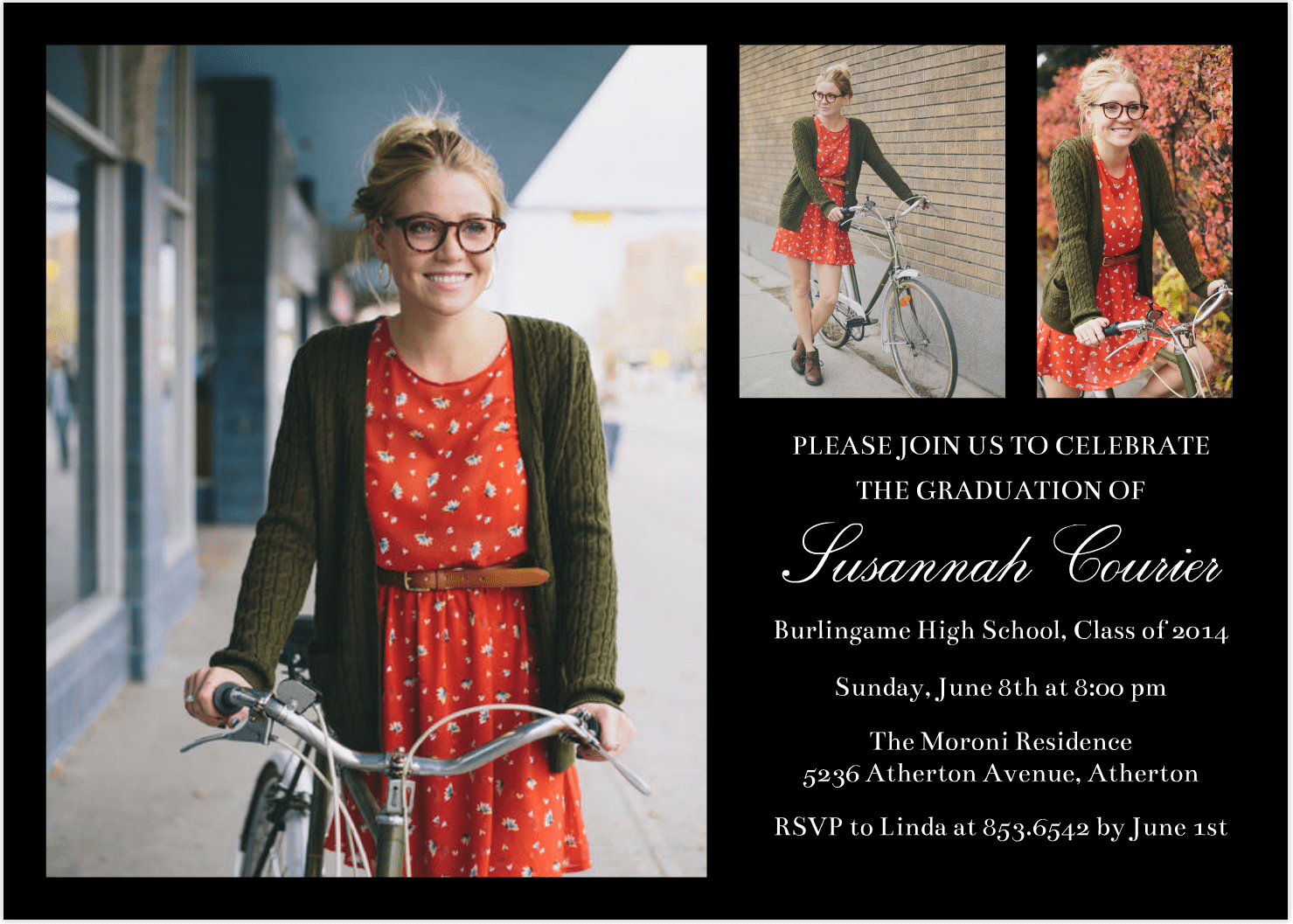 Templates   Printable Graduation Party Invitations Chalkboard With