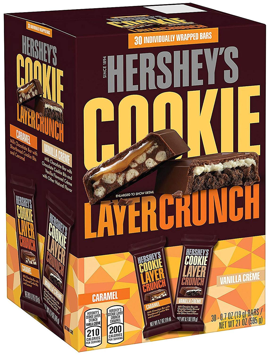 Amazon Com  Hershey's Cookie Layer Crunch Variety Pack (30 Ct )