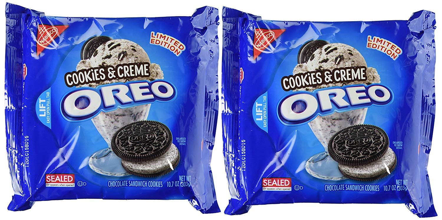 Amazon Com  Limited Edition Cookies & Creme Oreo Cookies (2 Pack)
