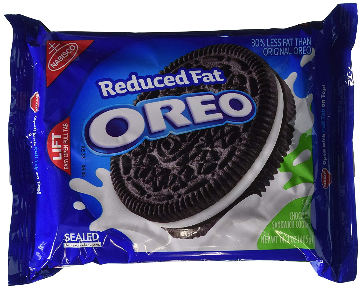 Amazon Com  Oreo Reduced Fat Oreo Cookie, 14 3